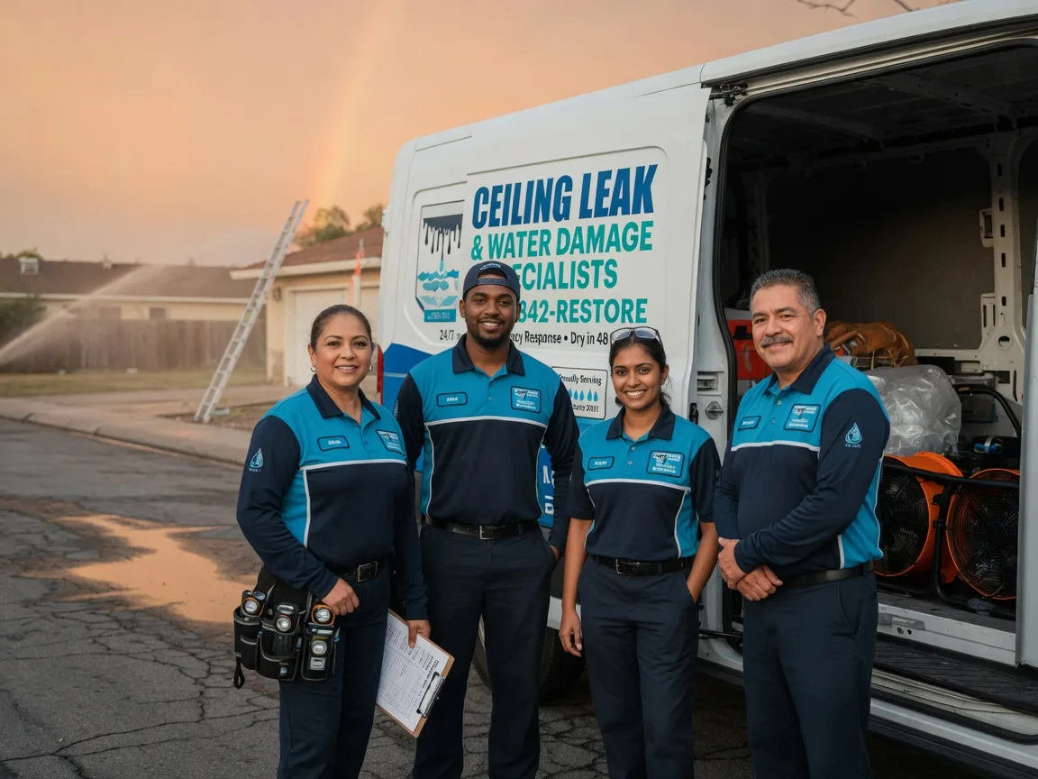 Ceiling Leak Cleanup company in Bonita, LA